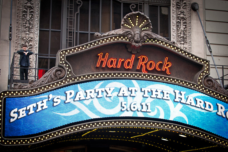 Hard Rock Cafe Bar Mitzvah Photo
