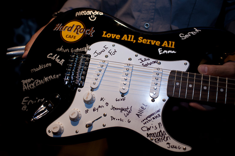 Hard Rock Cafe Bar Mitzvah Photo