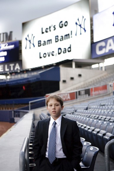 Yankee Stadium Bar Mitzvah Photo
