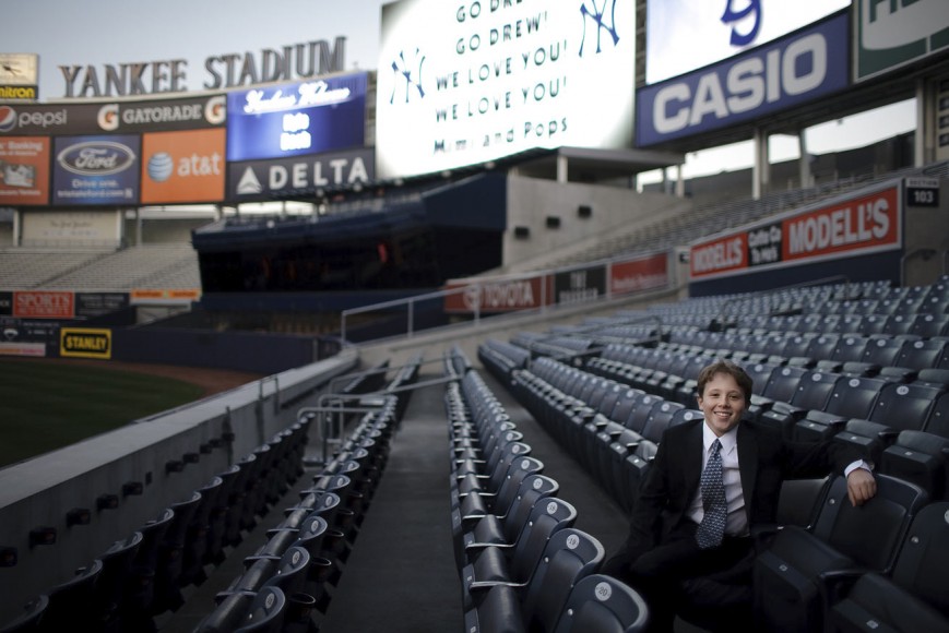 Yankee Stadium Bar Mitzvah Photo