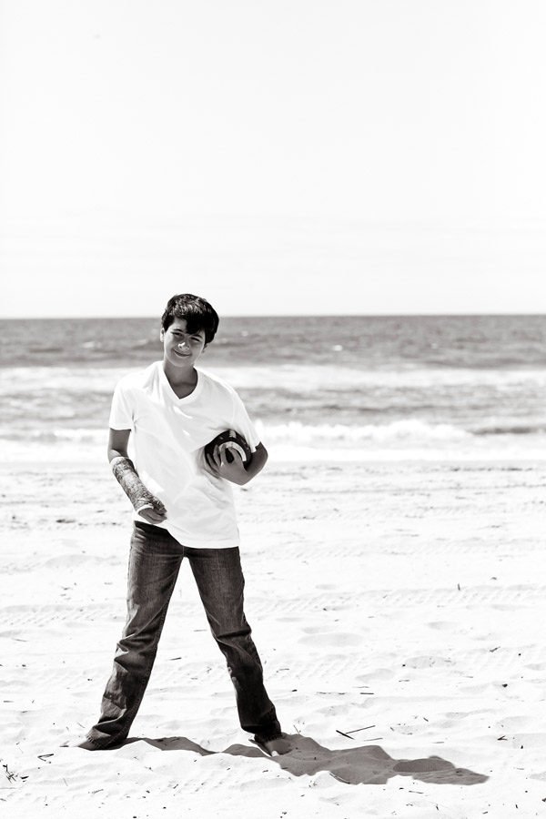 Jake's LI Beach Portrait Shoot Photo