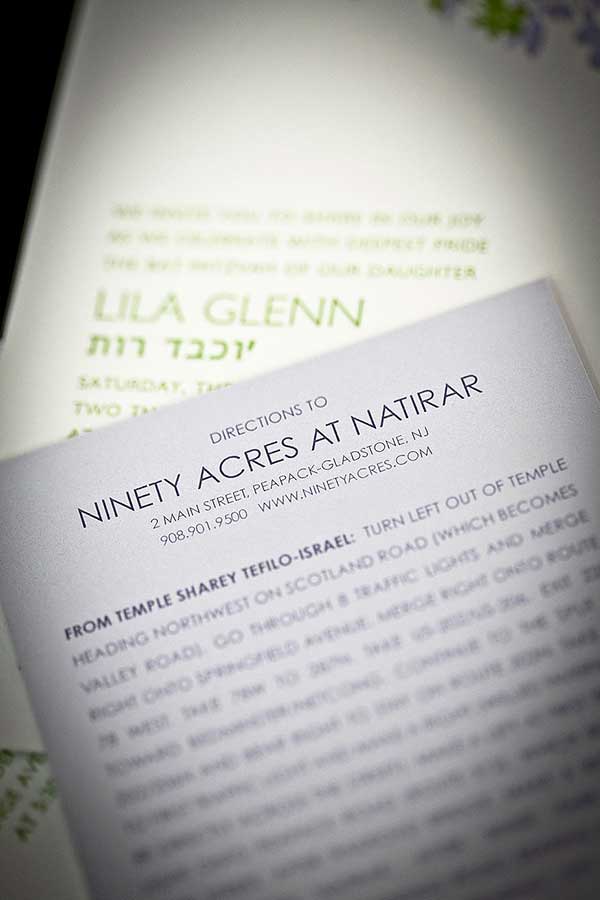 Ninety Acres Natirar Bat Mitzvah Photo